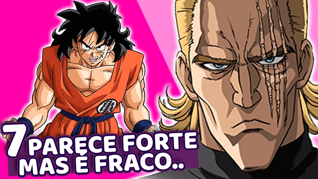 7 PERSONAGENS DOS ANIMES QUE PARECEM FORTES MAS SÃO FRACOS