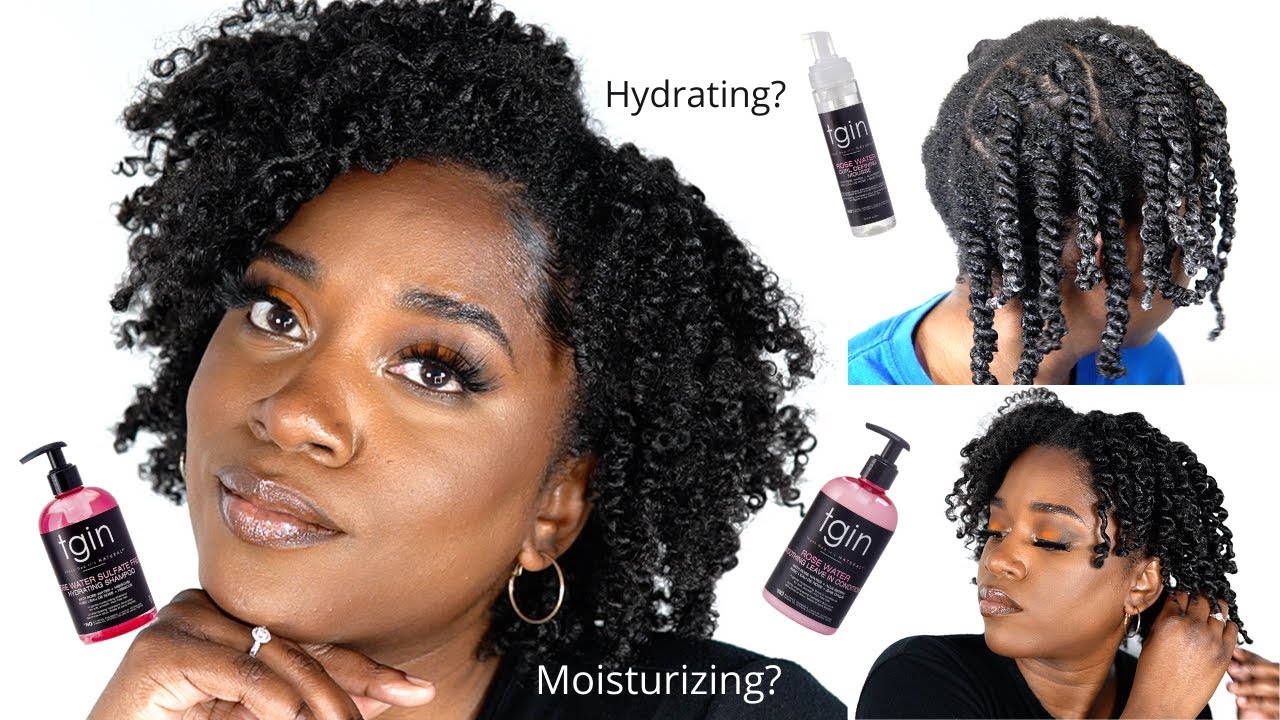 How to two strand twist the right way | TGIN RoseWater Collection