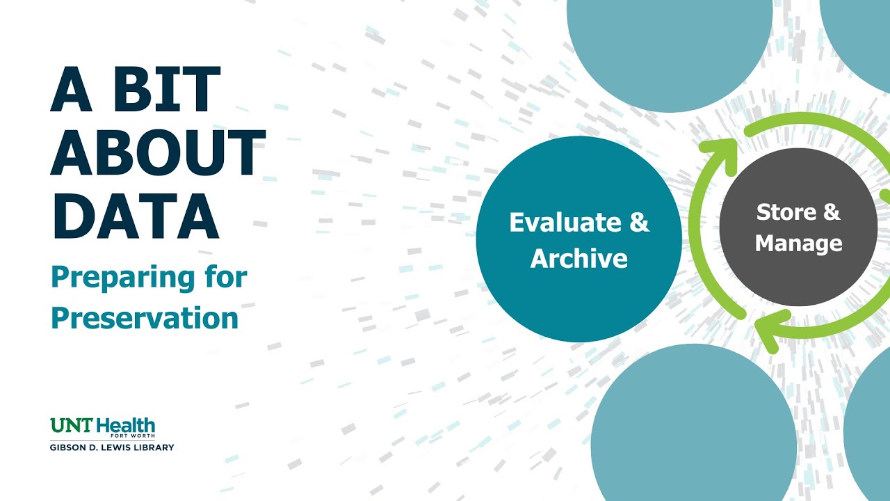A Bit About Data: Preparing for Preservation