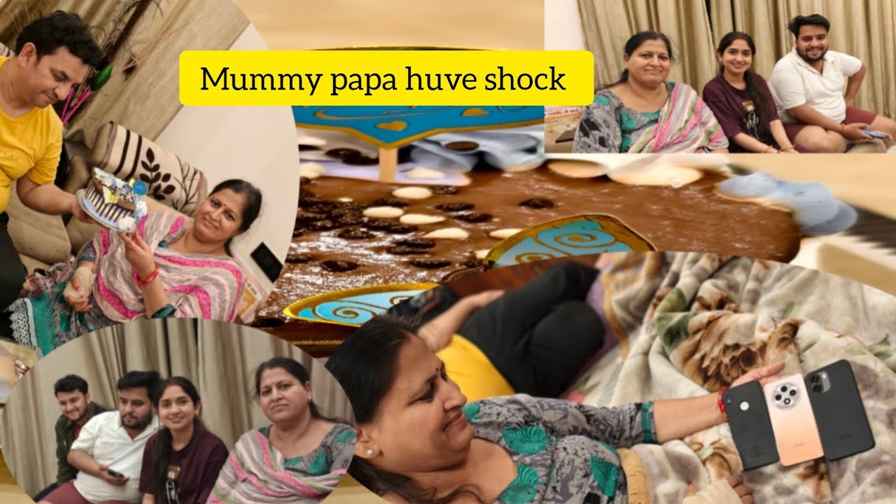 Mummy papa k liye kiya surprise special celebration 🎉💐