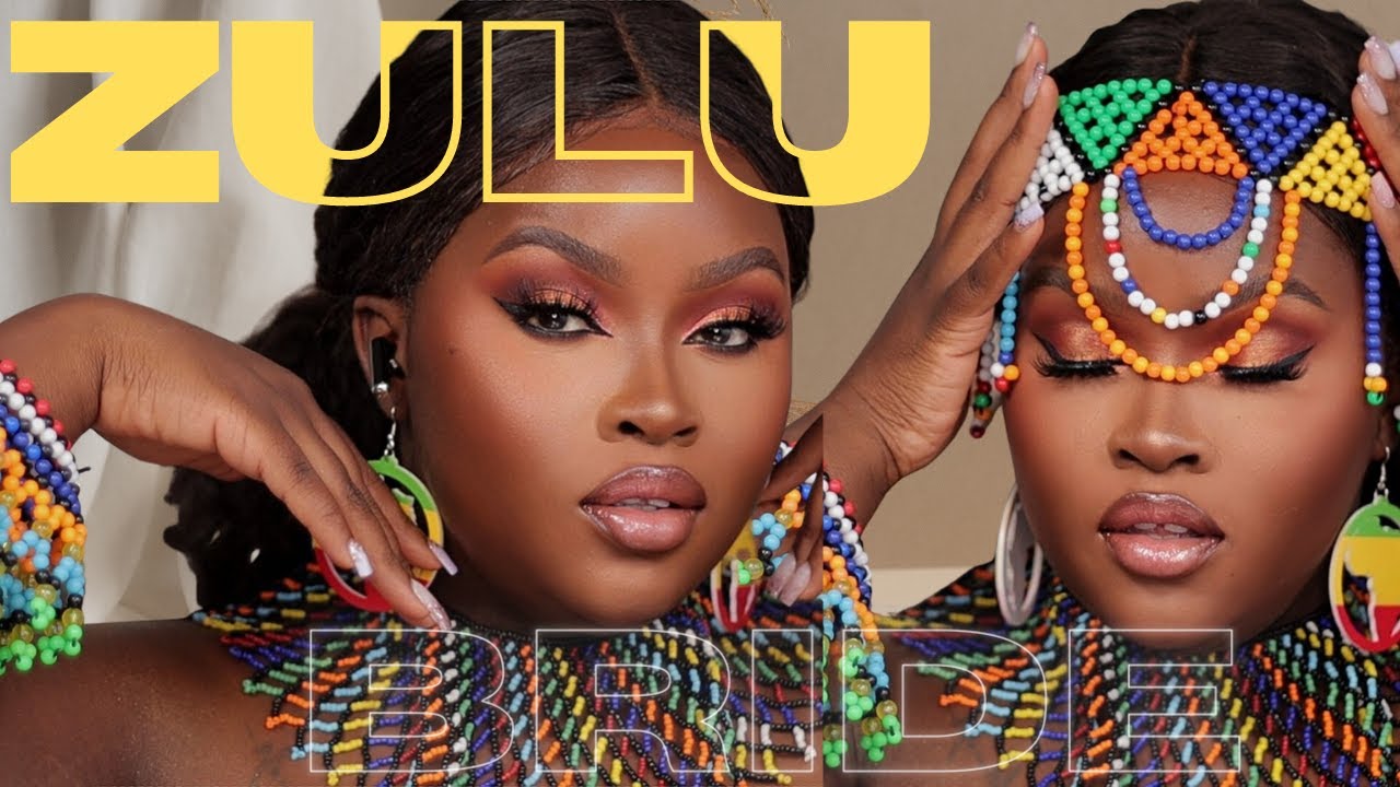 BRIDAL MAKEUP SERIES: THE ZULU AFRICAN BRIDE |Makeup Look