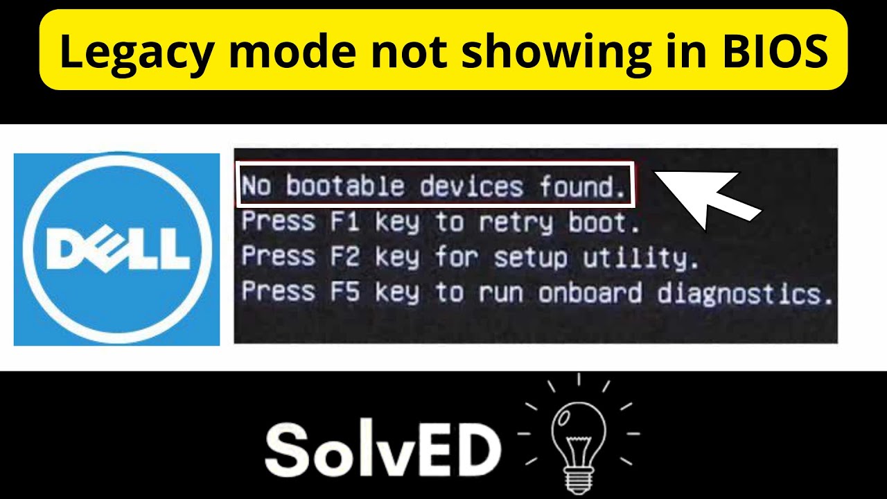 How To fix No Bootable Device Found / Boot Device Not Found and Legacy mode not showing in BIOS