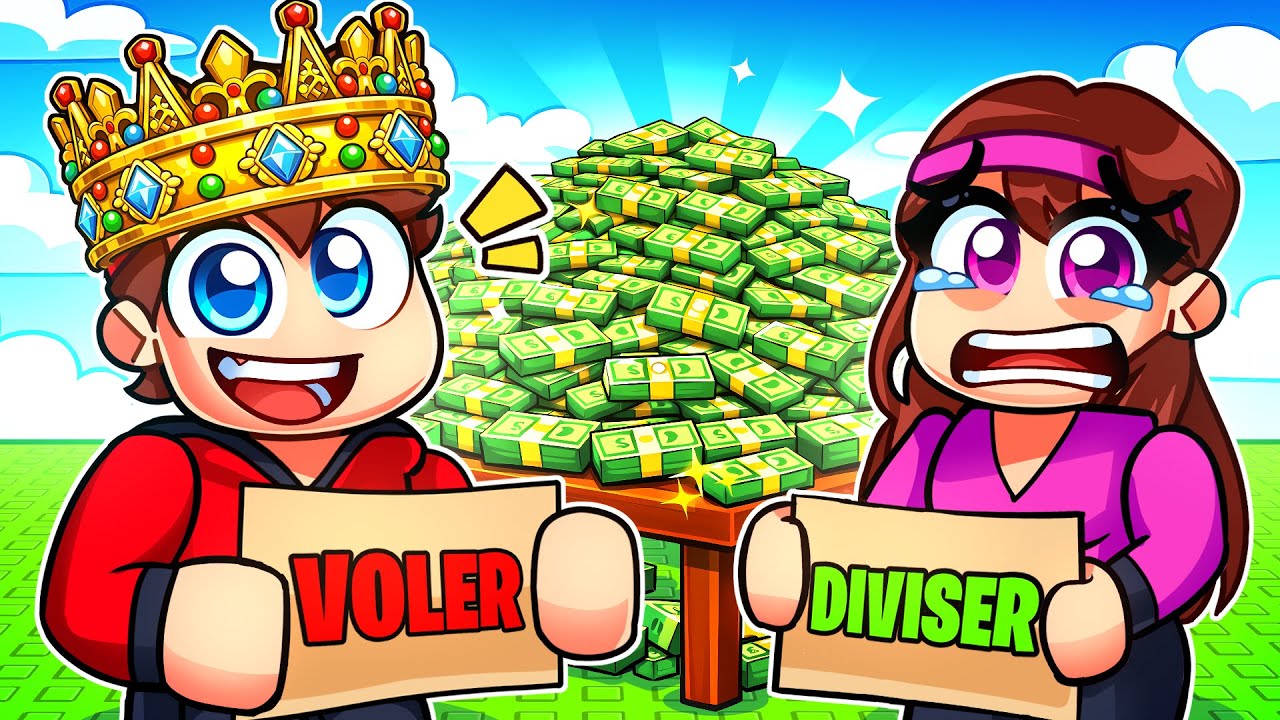 PARTAGER ou VOLER sur Roblox !