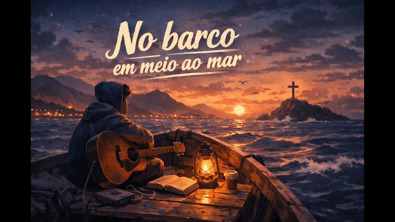 No Barco em Meio ao Mar | Gospel Lo-Fi sobre fé mesmo na tempestade