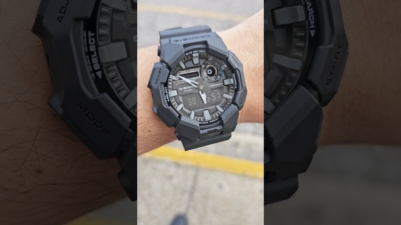 Casio G-Shock GA-010 Series Black Dial Watch - GA010-1A