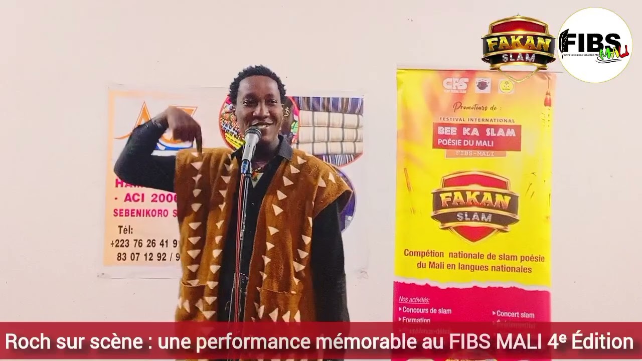 Roch sur scène : une performance mémorable au FIBS MALI 4ᵉ Édition