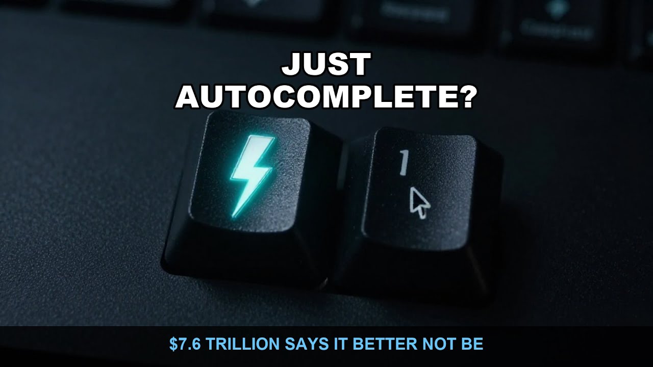 Is AI Just Autocomplete With Better PR? The $7.6 Trillion Bet