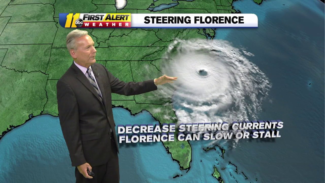 LATEST TRACK: Hurricane Florence now a Category 3, still a dangerous storm