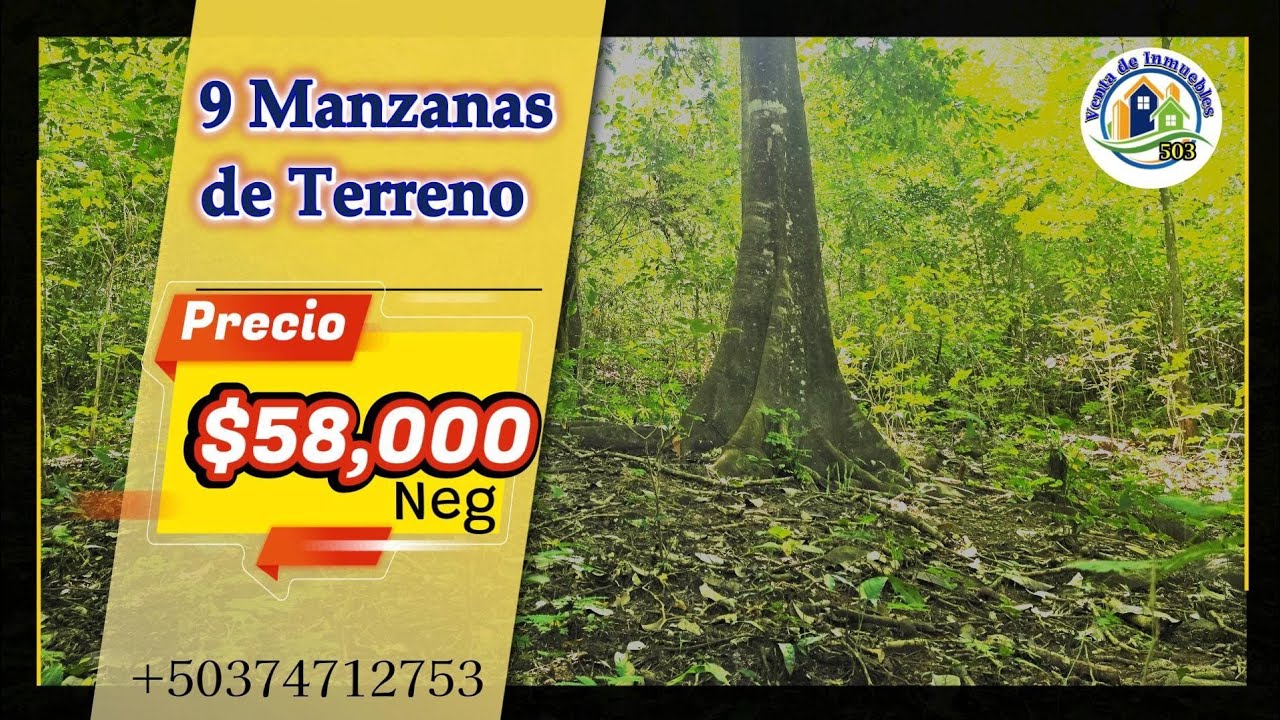 9 manzanas de terreno en Guazapa San Salvador 