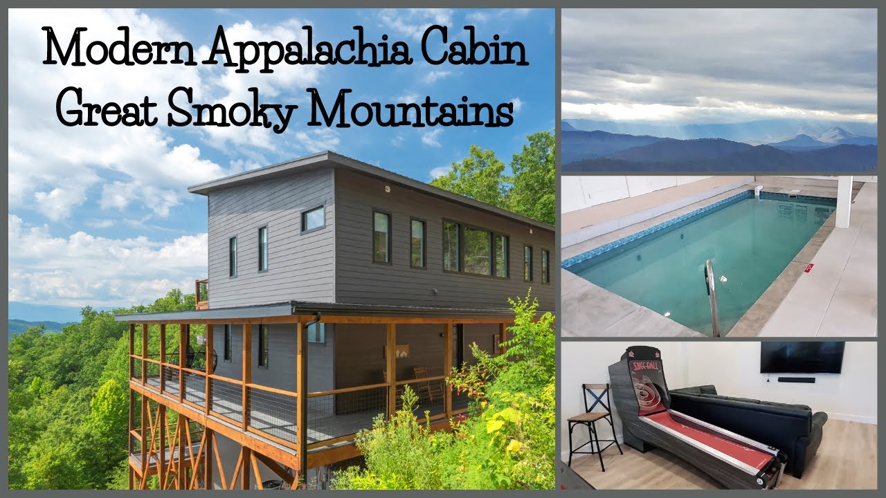 Modern Appalachia Cabin | Great Smoky Mountains | Sevierville, Tennessee Indoor Pool