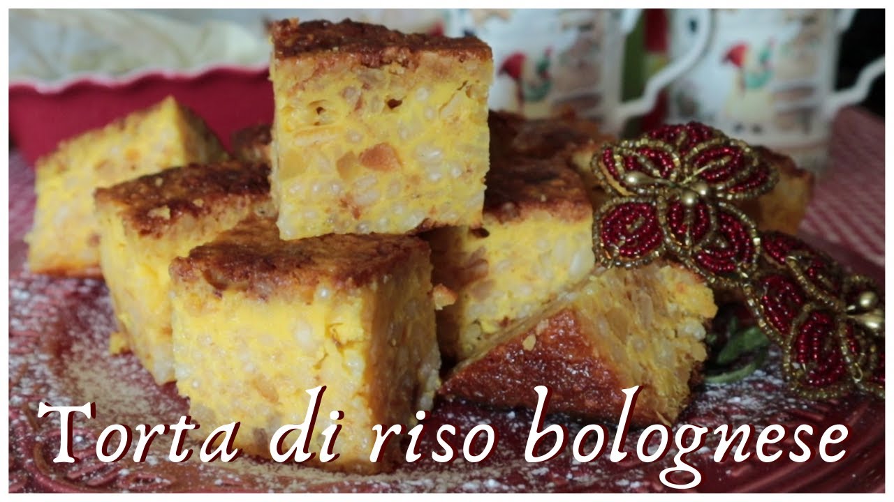 TORTA di RISO bolognese - la torta degli addobbi, ricetta originale