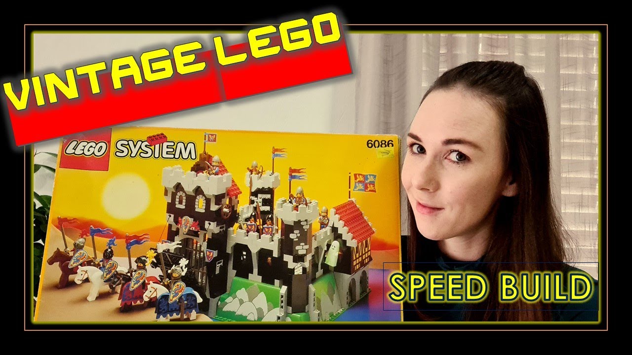 Black Knight's Castle 6086 LEGO | Vintage Lego Set | Medieval Music Study Music