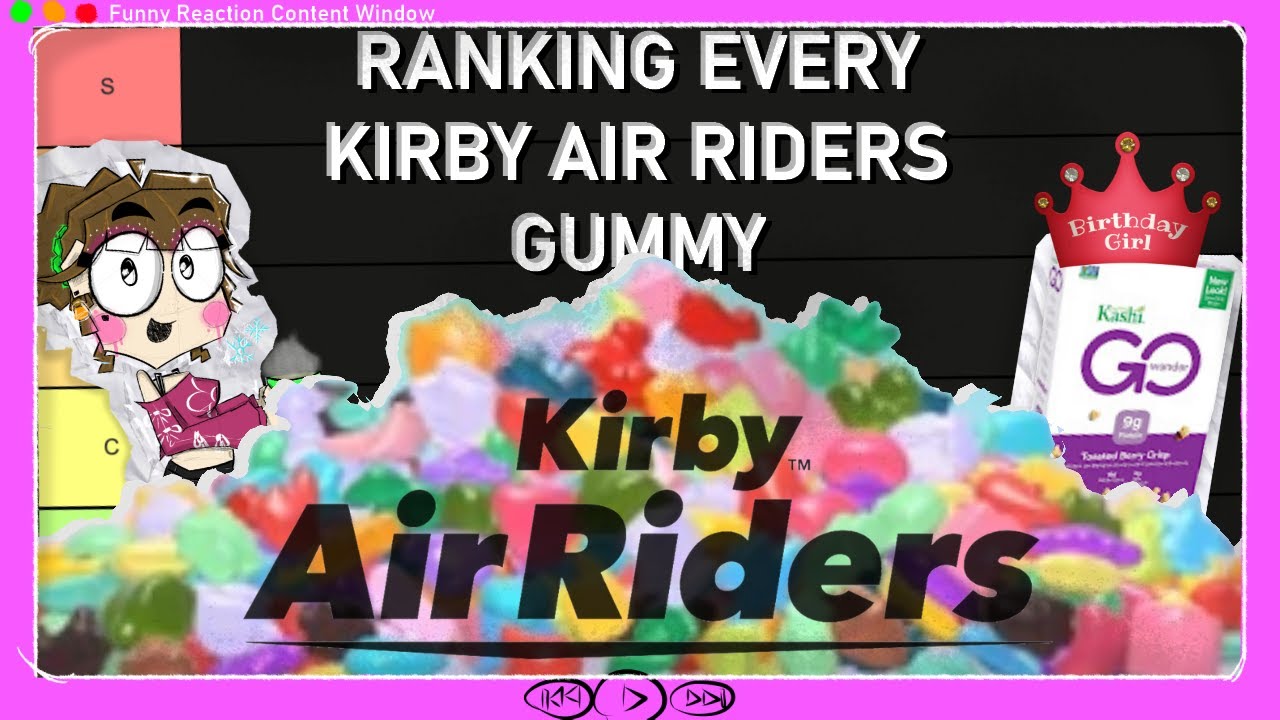 EVERY KIRBY AIR RIDERS GUMMY RANKED -- Stream Xtreme 2K