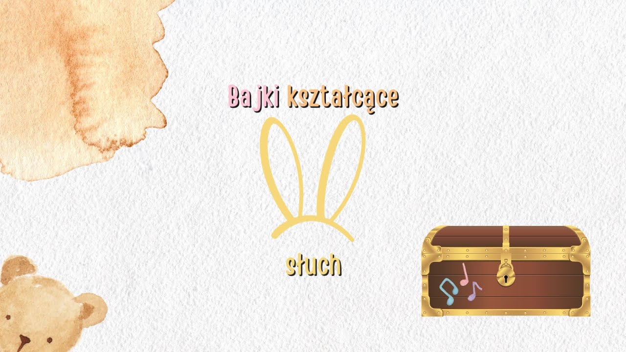 BAJKI KSZTAŁCĄCE SŁUCH - Odc. 3 Mały Miś i muzyczna skrzynia 🧸