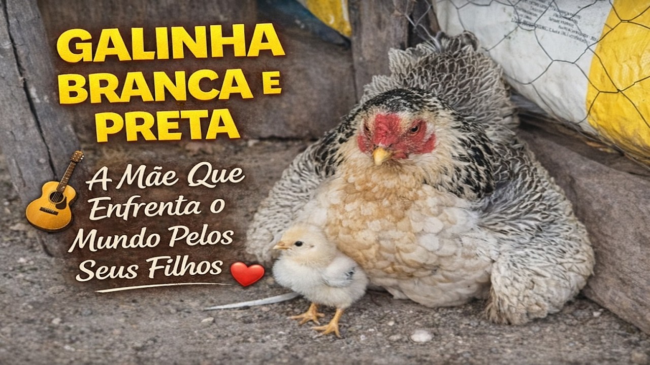 Galinha Branca e Preta – A Mãe Que Enfrenta o Mundo Pelos Seus Filhos | Moda de Viola Emocionante