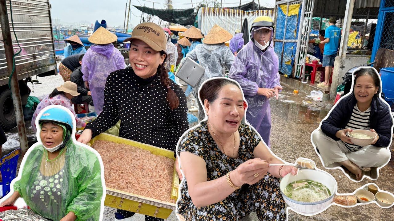 Việt Kiều Giản Dị Với Món Ăn Quê Hương | Bến Cá Làng Cửa Bé Nha Trang 