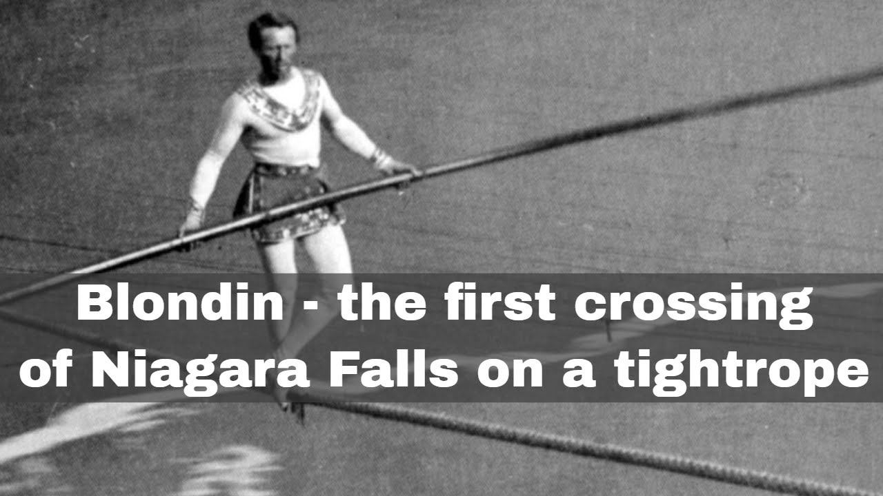 30th June 1859: Charles Blondin became the first person to cross Niagara Falls on a tightrope