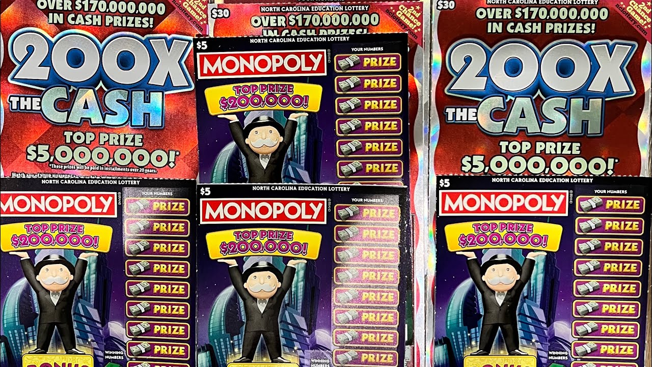 🚂 Новая Монополия и билеты 200X The Cash | Новый релиз лотереи в Северной Каролине