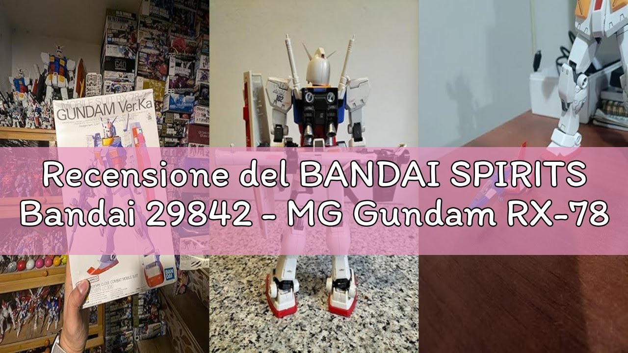 Recensione del BANDAI SPIRITS Bandai 29842 - MG Gundam RX-78-2 Ver KA 1/100