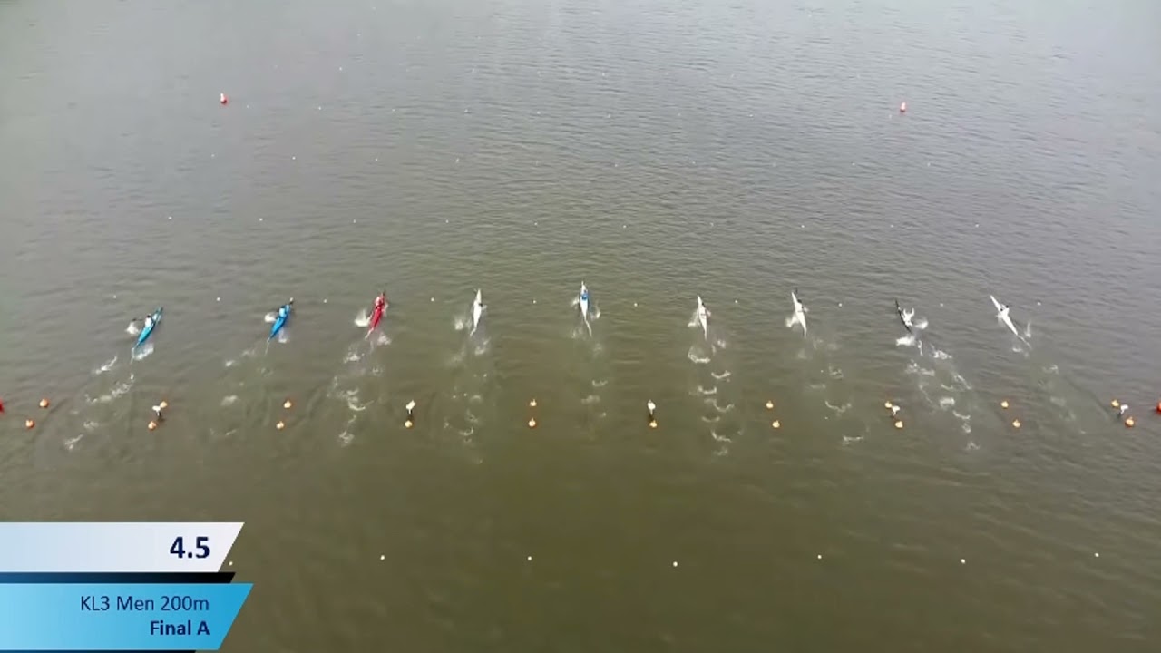 KL3 men 200 final A ICF Canoe Sprint & Paracanoe World Championships Copenhagen Denmark 2021