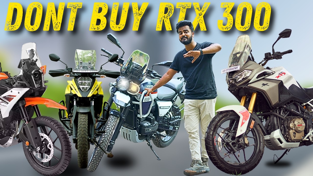 TVS RTX 310 vs Yezdi Adventure vs V-Strom 250 SX vs KTM 250 Adventure | Detailed Comparison
