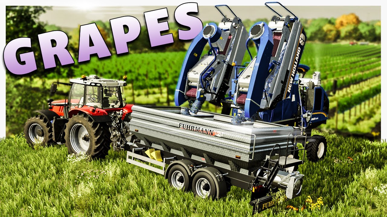 CRAZIN FOR RAISINS // Harvesting Grapevines For Production // Farming Simulator 2022 Gameplay