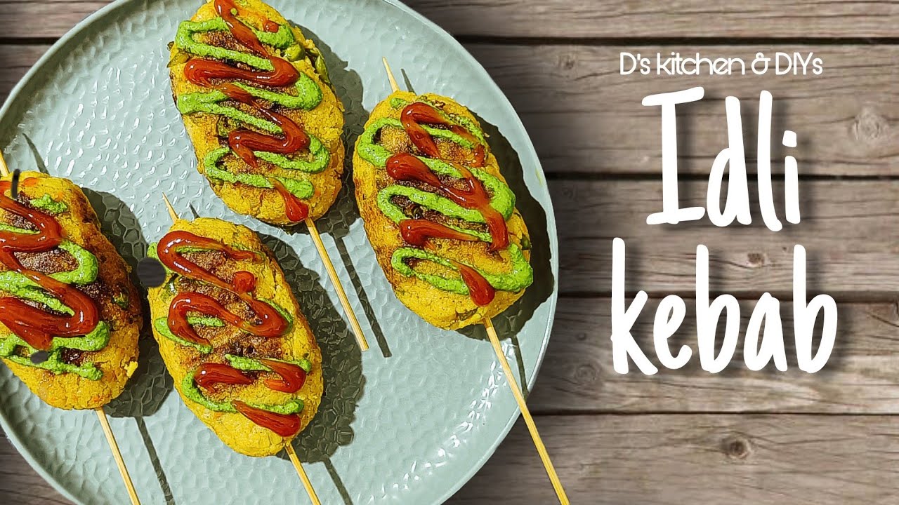 Idly Kebabs | Leftover idlies?? Try this easy recipe #leftoverrecipes