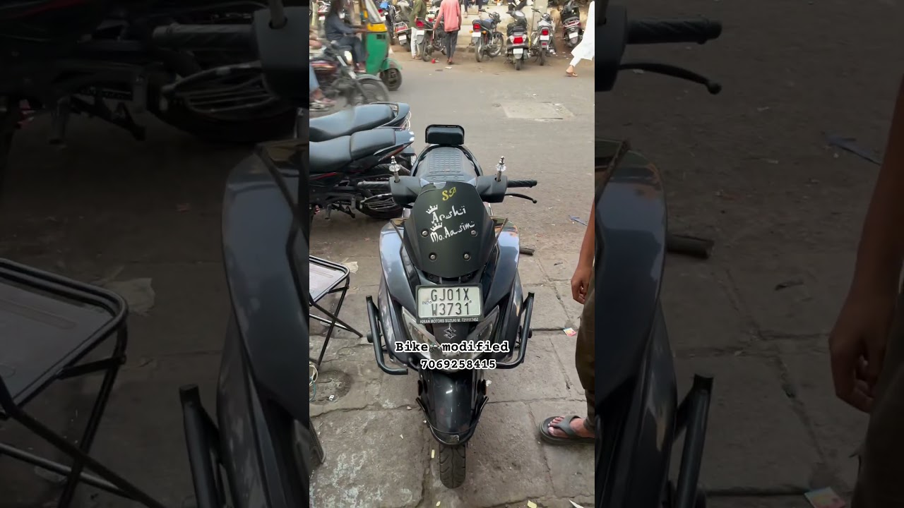 Burgman Accessories And modified Ahmedabad market Gujrat bazar
