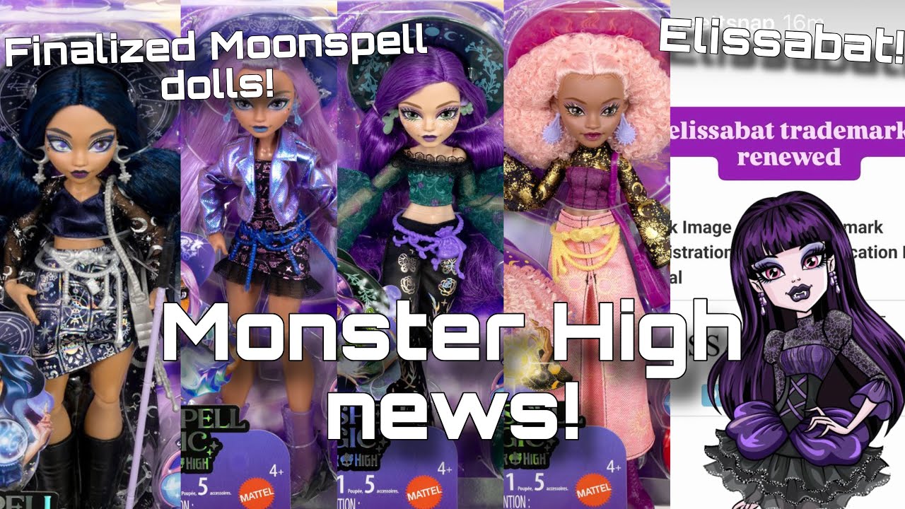 Новости MONSTER HIGH! Куклы Moonspell Magic в коробке + возвращение Элиссабат! Завершенная коллек...
