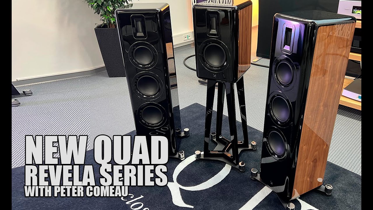 Совершенно новая серия акустических систем QUAD Revela