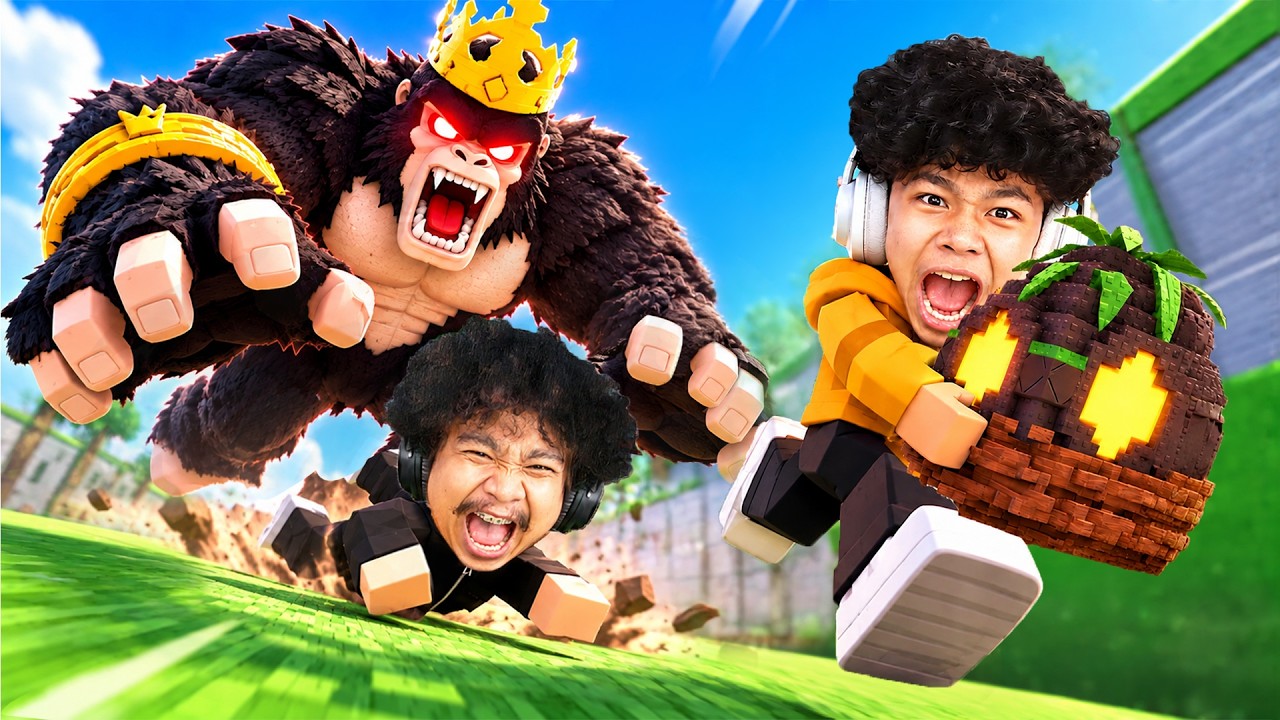 พ่อลูกแข่งขโมยไข่หายาก ( Roblox Steal An Egg )