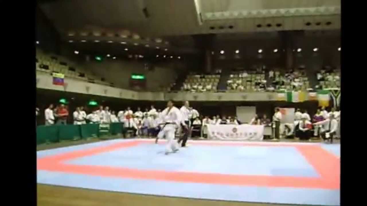 Hugo Medina Kumite. Shobu ippon Open. WSKF wolrd Championship 2007. 1st Round