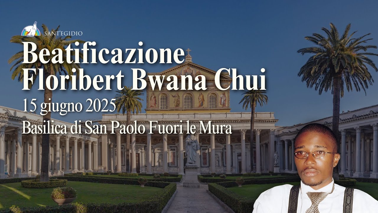 Beatificazione di Floribert Bwana Chui nella Basilica di San Paolo fuori le mura