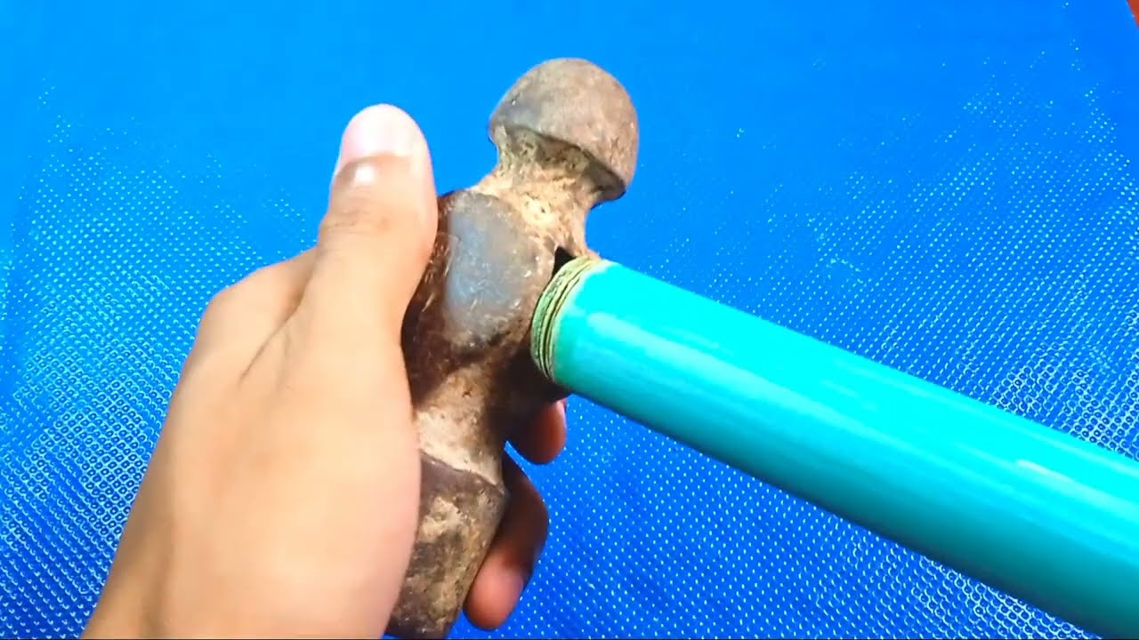 Don't throw away old PVC pipe.How to make Hammer handle in PVC pipe!