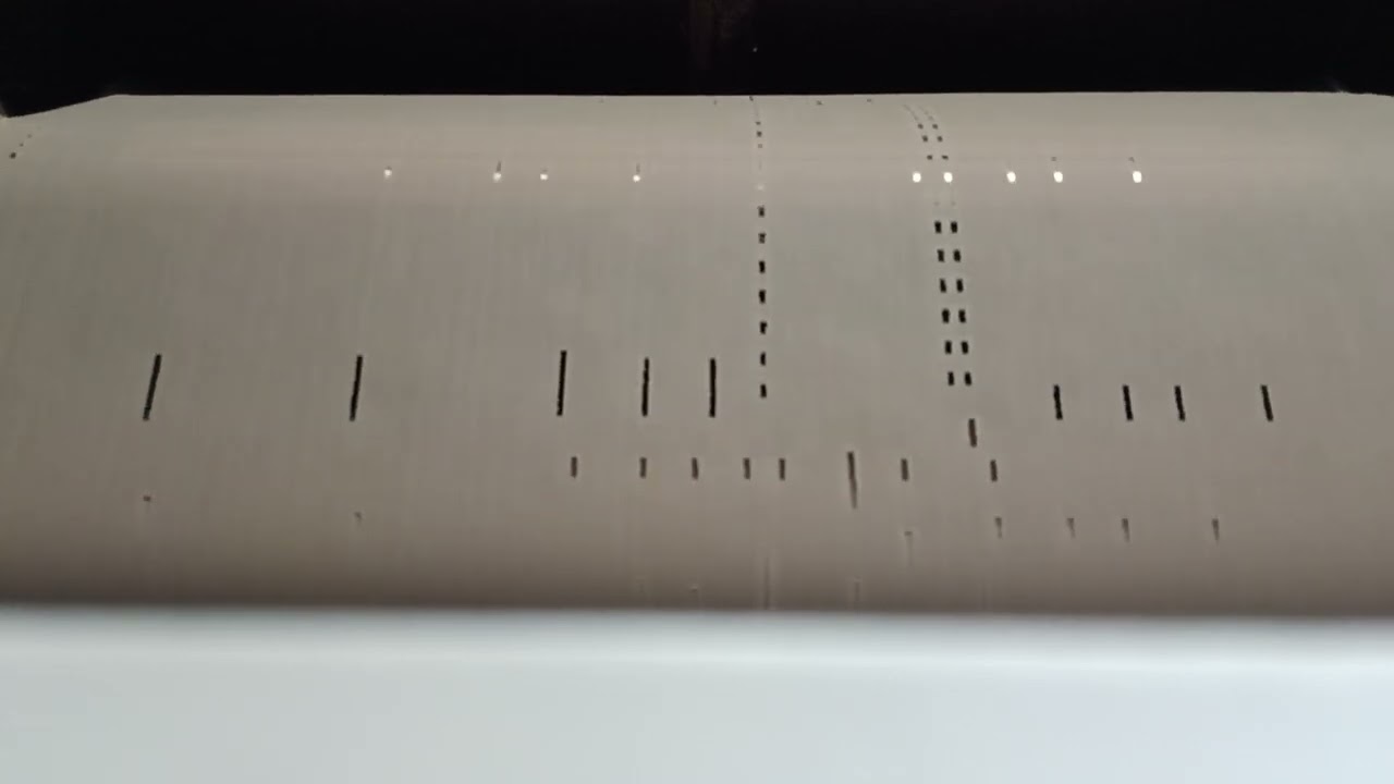Rhapsody in Blue by George Gershwin Pt 1 on QRS Player Piano Roll 