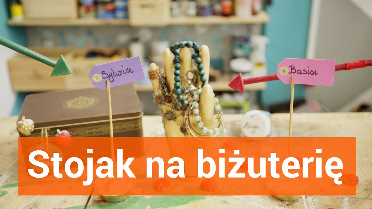 Jak wykonać stojak na biżuterię z gipsu?