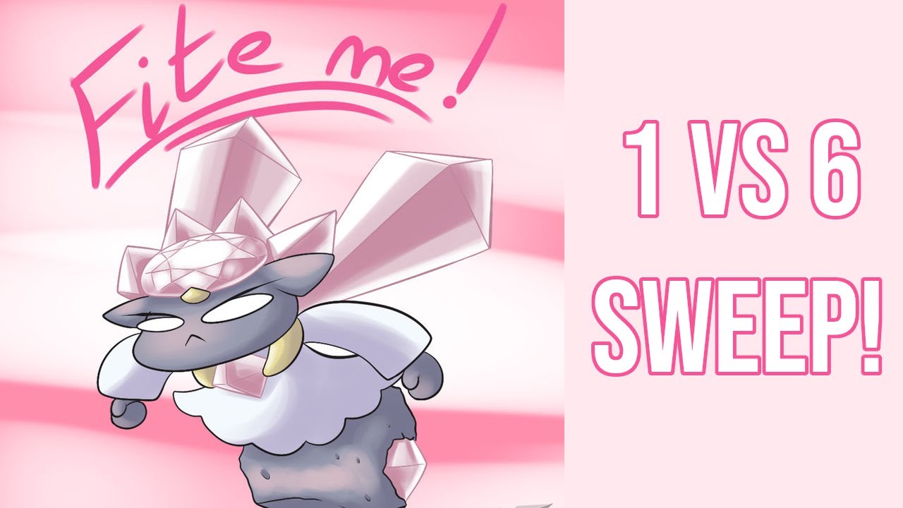 Mega Diancie Sweeps Entire Pokémon Team Singlehandedly 1 vs 6 [EPIC BATTLE!]