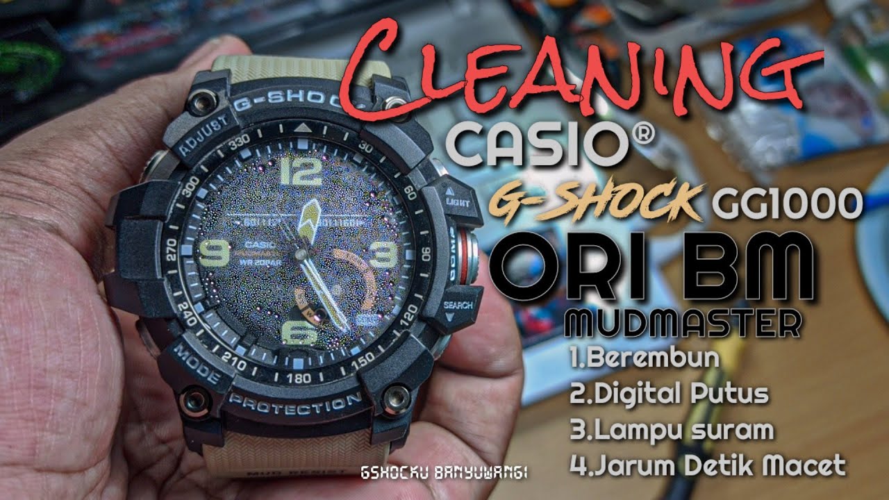 Cleaning GSHOCK GG-1000 Mudmaster [ORI BM] !!!