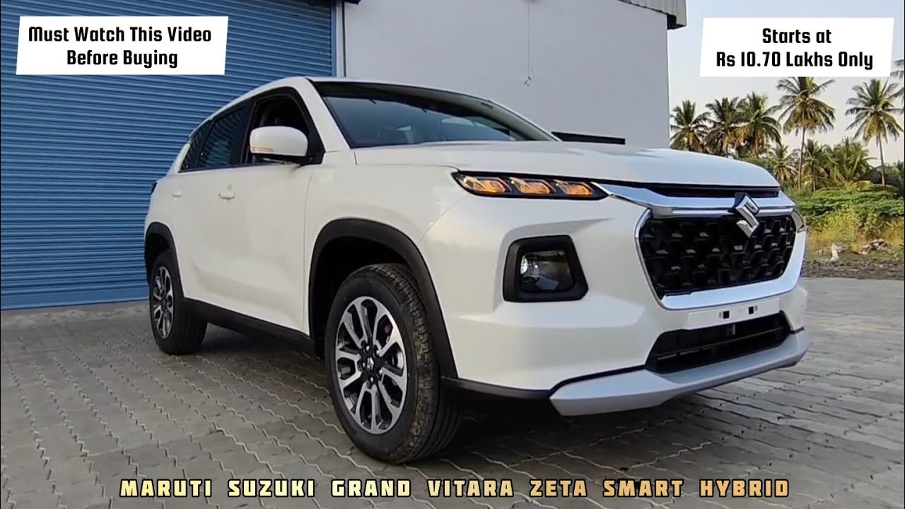 Maruti Suzuki Grand Vitara Zeta Smart Hybrid: In-Depth Review & Features..!