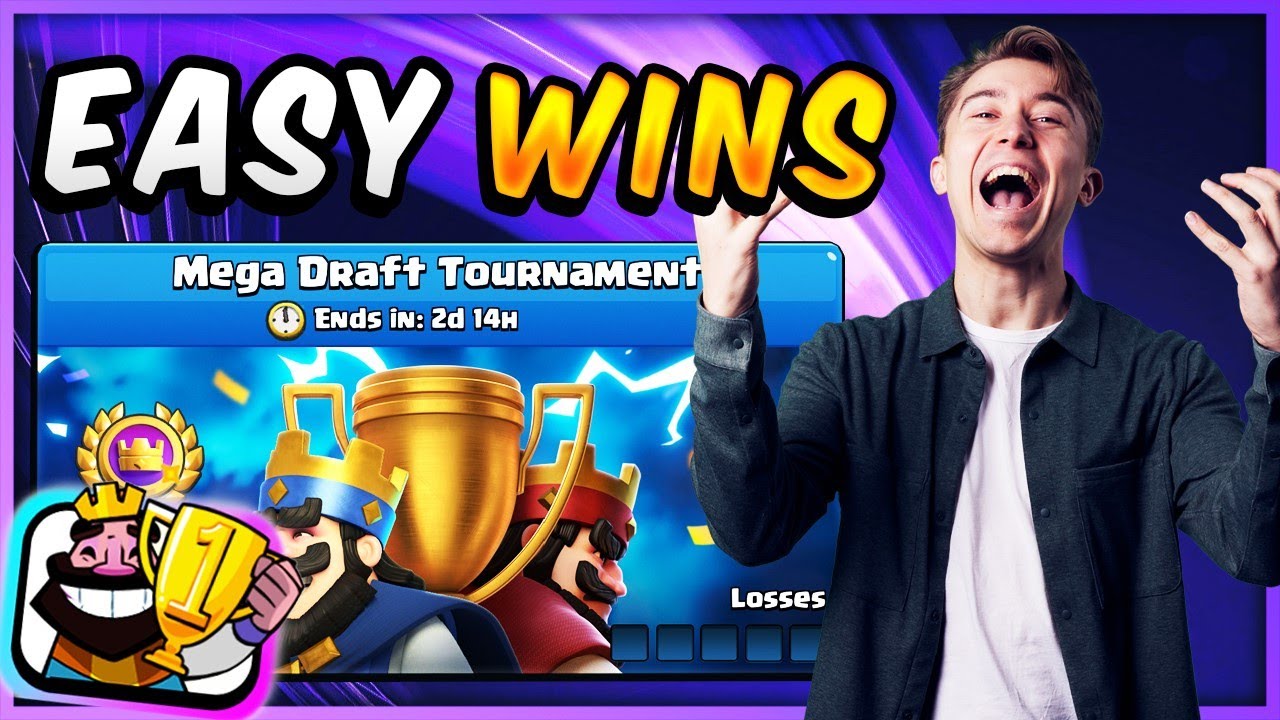 MEGA DRAFT TOURNAMENT in CLASH ROYALE!