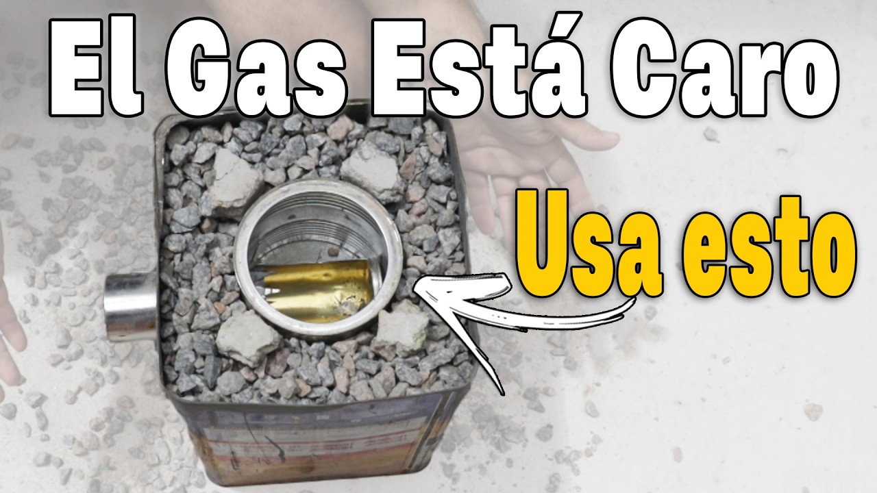 No Compres Gas, Haz Esto Estufa de Le&ntilde;a, Sin Barro, Sin Cemento. Mira!