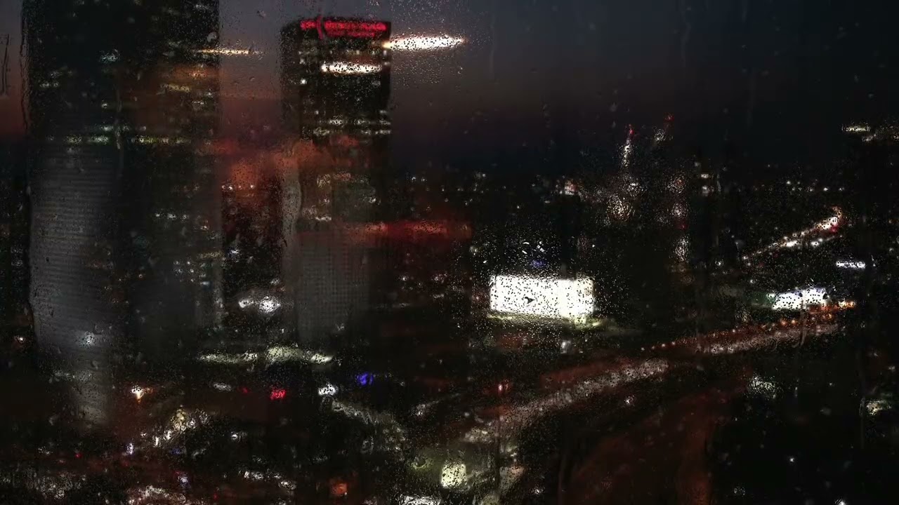 Rain Sounds on Window for Sleep, Relaxation & Baby Soothing | 1 Hour