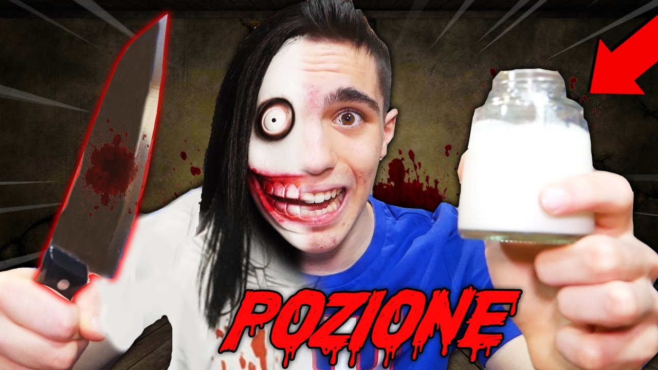 BEVO LA POZIONE MALEDETTA DI "JEFF THE KILLER" DAL DARKWEB!!😱🧪 SONO IMPAZZITO! *pauroso*