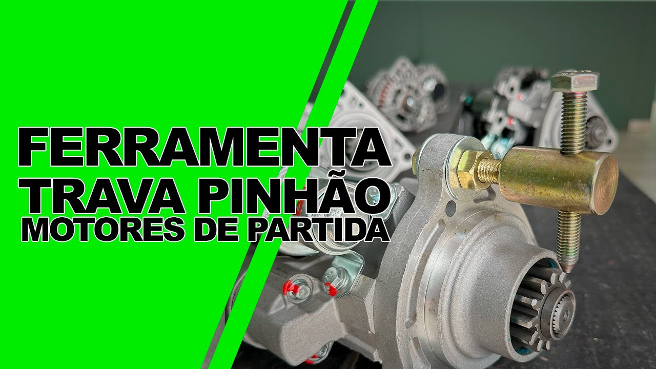 Ferramenta Trava pinhao motores de partida Bosch, Mitsubishi E 38MT