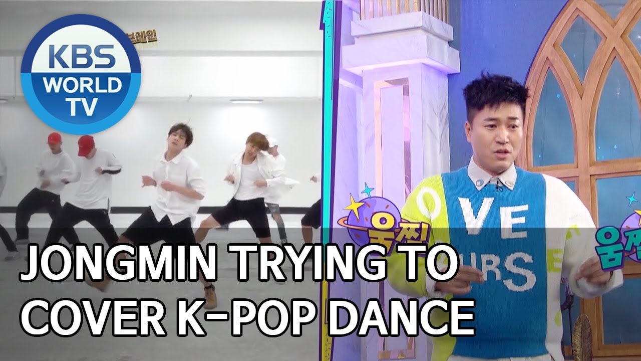 Jongmin trying to cover K-pop dance [Happy Together/2020.02.06]