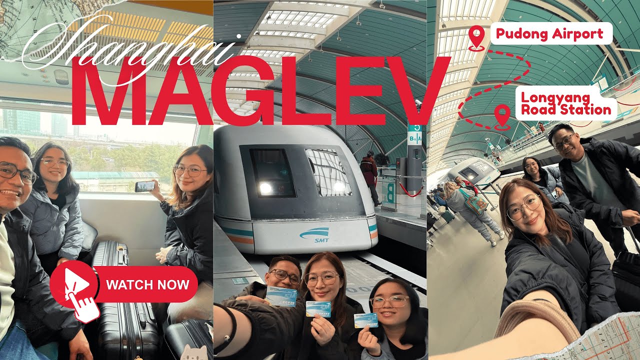 Maglev Experience sa Shanghai: Pudong Airport → Longyang Road