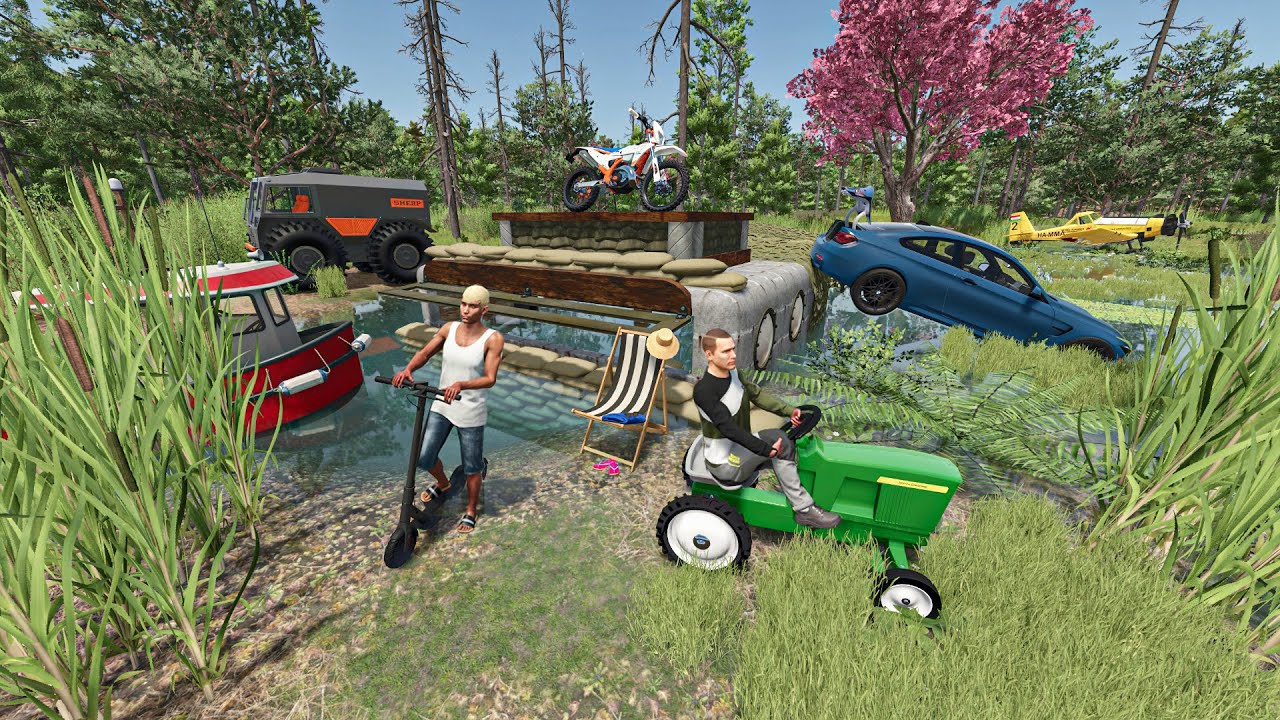 Piégé dans une Forêt Marécageuse par Notre Voisin FOU | Farming Simulator 25 Roleplay