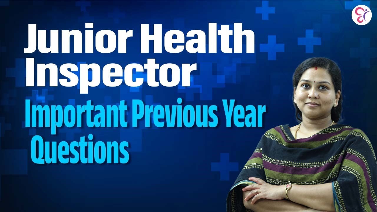 Junior Health Inspector - Important Previous Year Questions | Kerala Psc 2023 -24 |  JHI EXAM 2024