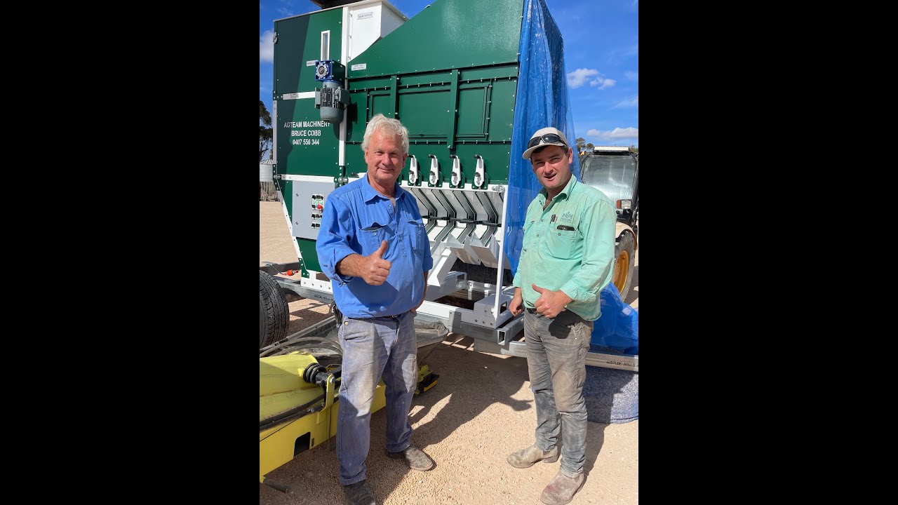 Chick peas, cleaning with Agteam Air Separation 50T