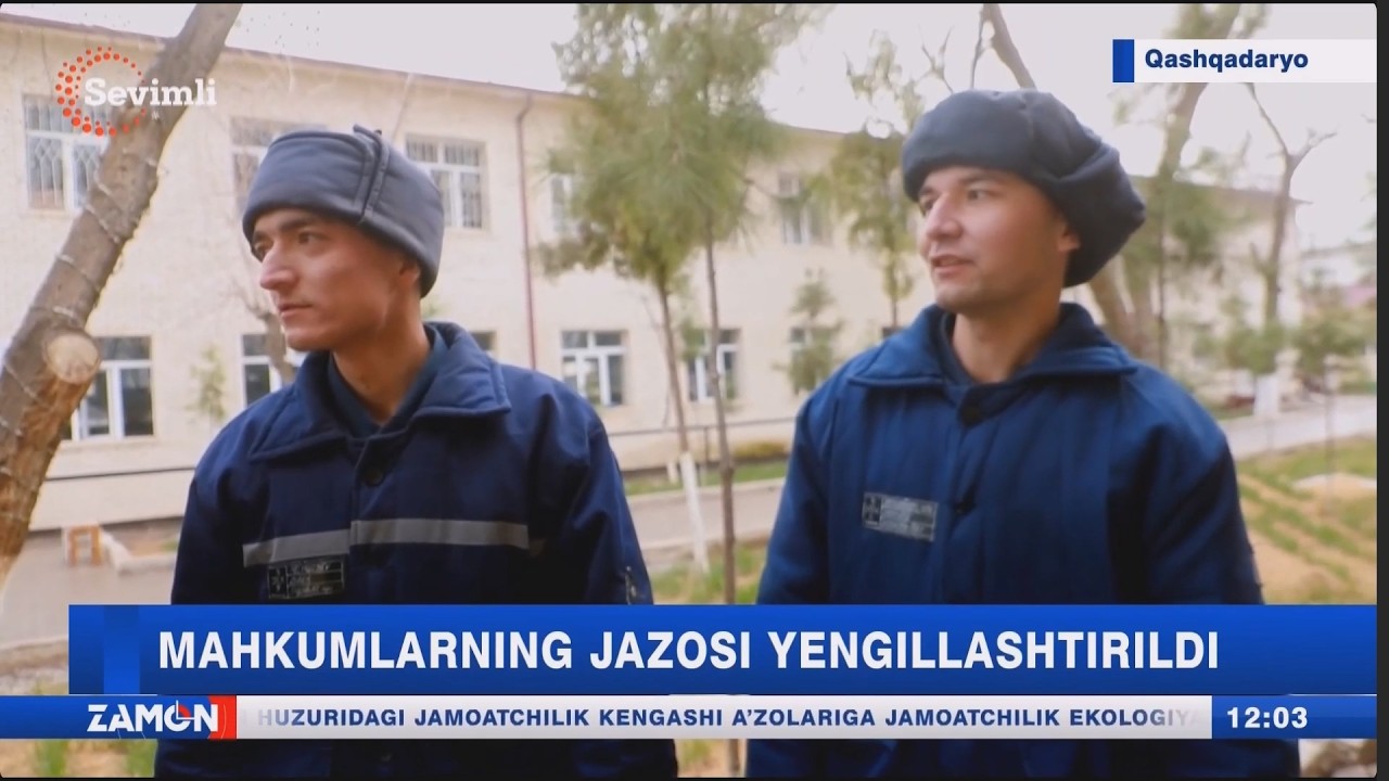 Mahkumlarning jazosi yengillashtirildi (Qashqadaryo)